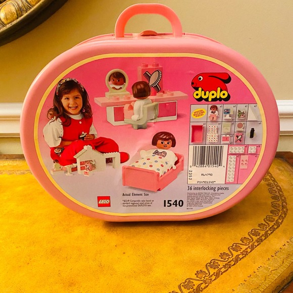 VINTAGE 1993 LEGO DUPLO BETSY'S BEDROOM SET #1540 RARE Clean Excellent Condition - Picture 3 of 6